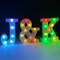 Summer Colorful LED Marquee Letter Lights – Battery Powered Auto Color Changing Lighted Letters for Table Decor